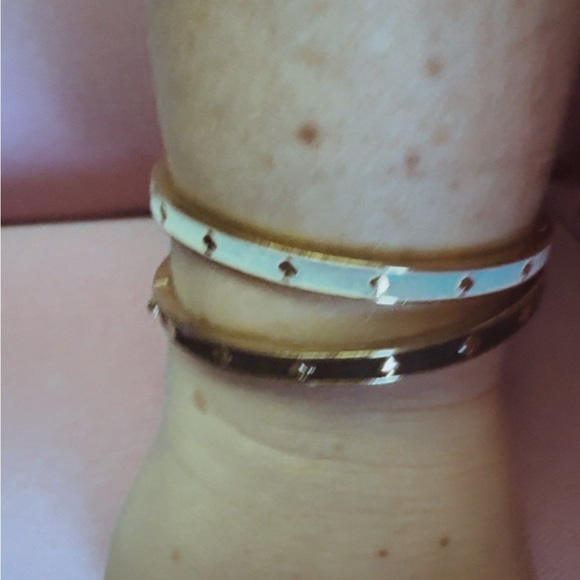 Kate Spade Gold and White Spade Bracelet - Picture 7 of 8